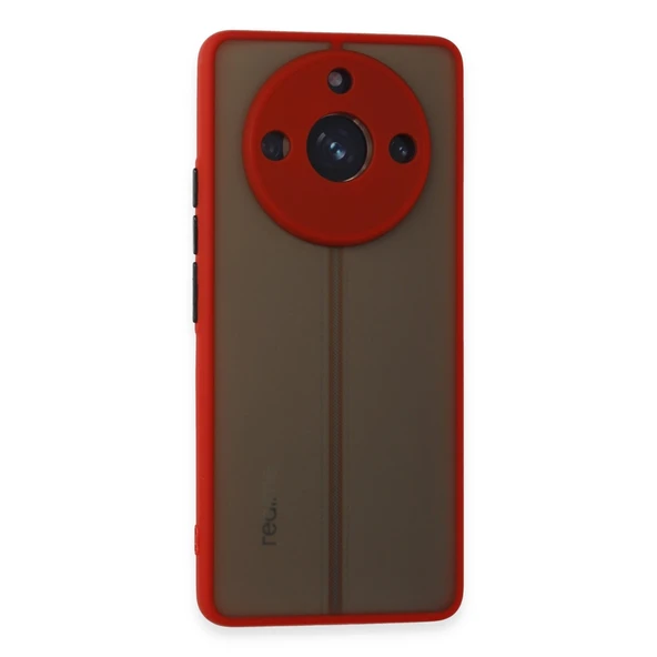 Realme 11 Pro Kılıf Montreal Silikon Kapak - Kırmızı ürün görseli 1