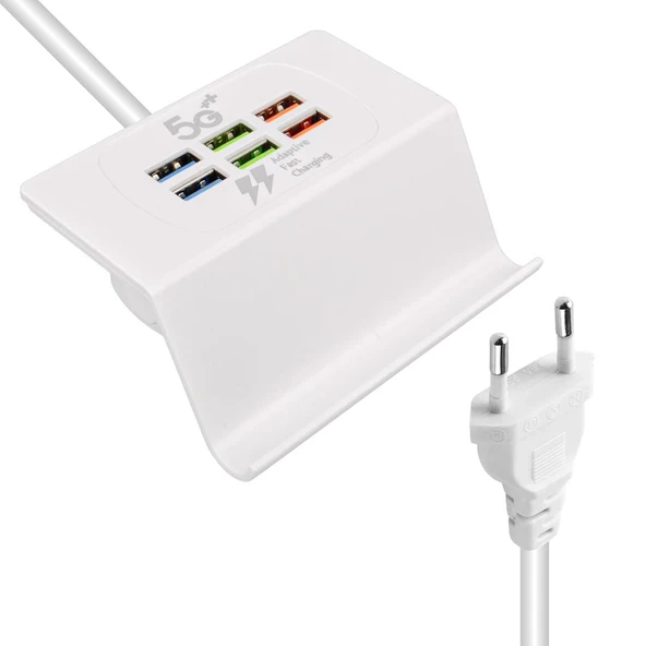 Powermaster 6 USB'li 3.1A Şarj Standı ürün görseli 1