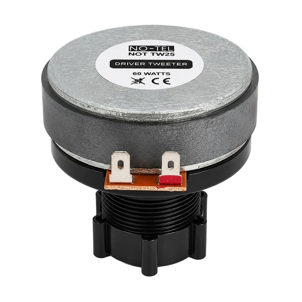 Notel Not Tw25 25 Mm 8 Ohm 60 Watt Titanyum Driver Tweeter Tiz Hoparlör ürün görseli 1