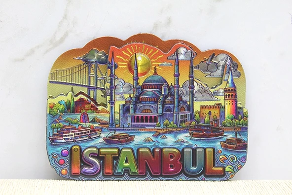 İstanbul Temalı Silikon Buzdolapı Süsü Magnet Alk5376 ürün görseli 1