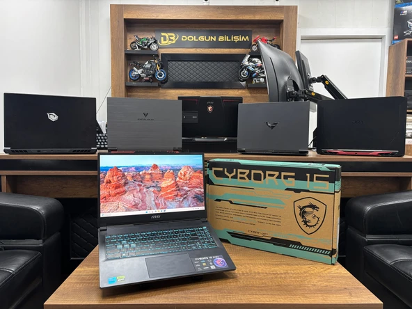 MSI Cyborg 15 A13VE-2055TR i5-13420H 16GB 512GB RTX4050 15.6" FHD 144Hz Gaming Notebook (İKİNCİ EL) ürün görseli 1