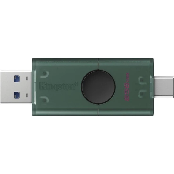 Kingston 256GB Typec Usb 3.2 Gen1 DataTraveler DuoG2 Flash Bellek DTDEG2/256G ürün görseli 1
