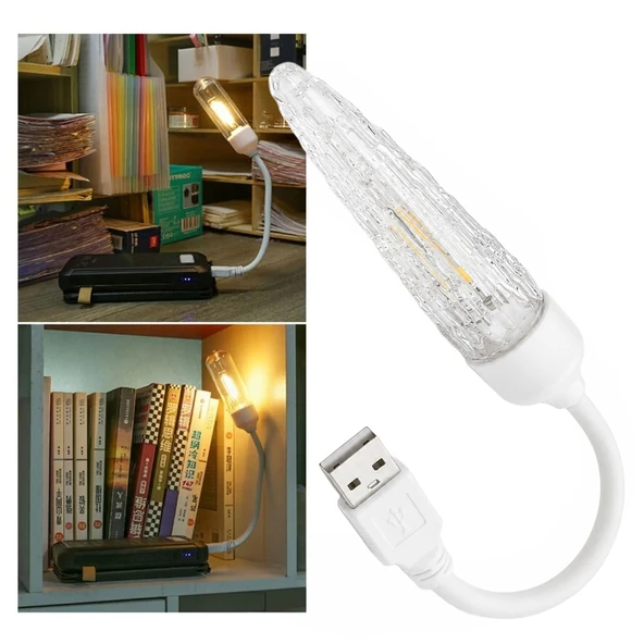 Powermaster PM-25793 Esnek Gövdeli USB Günışığı COB Led Edison Masa Ve Kitap Okuma Lambası ürün görseli 1