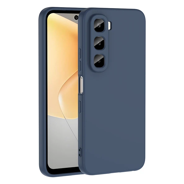 İnfinix Hot 60i 4G Kılıf Lansman Tasarım İç Yüzeyi Kadife Silikon ürün görseli 1