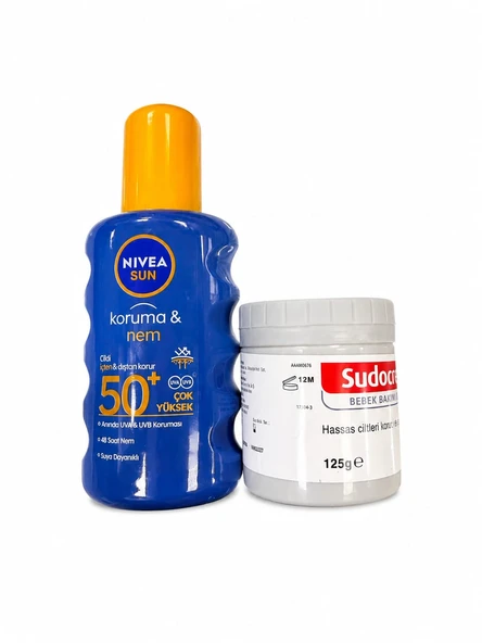Nıvea Güneş Kremi 200 ML +Sudocrem 125 gr hediyeli ürün görseli 1