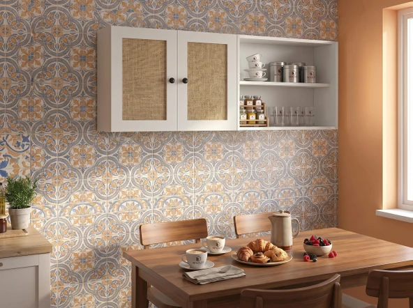 Kenzlife hazır mutfak dolabı bera mat beyaz 160*60*22 jut kare kapak suntalam gövde arkalıklı ürün görseli 1