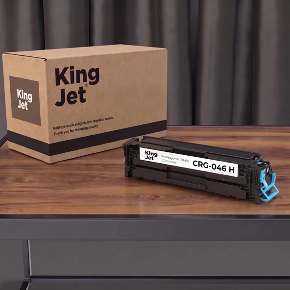 KingJET Canon Uyumlu CRG-046H Mavi Yüksek Kapasiteli (Tekli) Çipli Muadil Toner | MF732Cdw ürün görseli 1