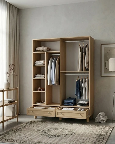 VENEDİK MDF 4 KAPILI DOLAP - Resim 2
