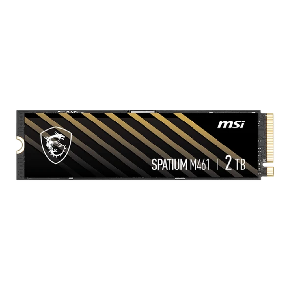 MSI SPATIUM M461 2TB 5000-4200MBs PCIe 4.0 NVMe M.2 SSD Disk ürün görseli 1
