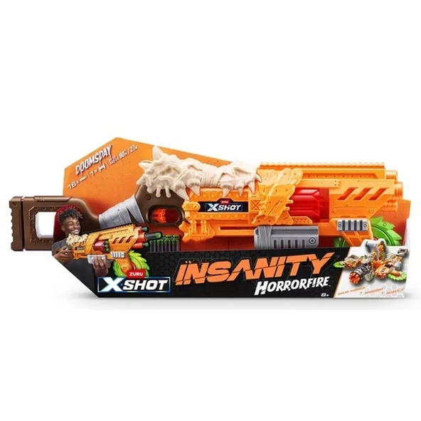 X Shot Horror Fire Dart Tabancası 16 Dart - Resim 2
