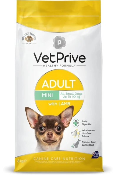 Vet Prive Kuzu Etli Küçük Irk Yetişkin Köpek Maması 8 Kg ürün görseli 1
