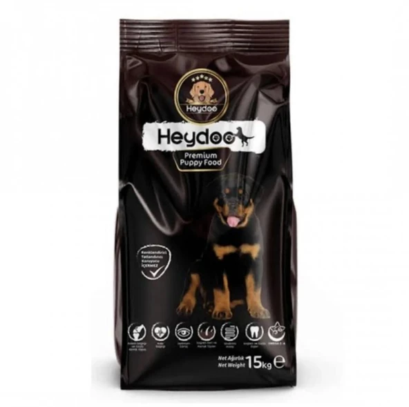Heydoo Kuzu Etli ve Pirinçli Yavru Köpek Maması 15 Kg ürün görseli 1