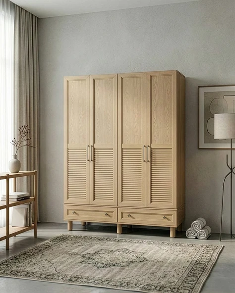 VENEDİK MDF 4 KAPILI DOLAP ürün görseli 1