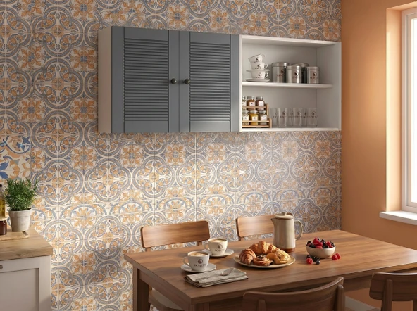 Kenzlife membran hazır mutfak dolabı bera gribyz panjur 160*60*22 mebran kapak suntalam gövde arkalıklı ürün görseli 1