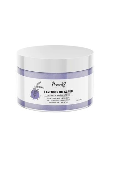 Homm Life Lavanta Yağlı Bitki Tanecikli Scrub 250 ml ürün görseli 1