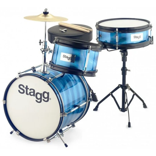 STAGG TIM JR 3/12B BL - 3 PARÇA JUNİOR DAVUL SETİ ürün görseli 1