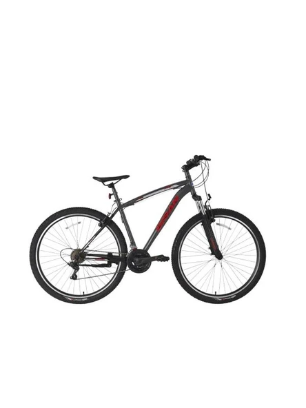 BİSAN LEON ERKEK DAĞ BİSİKLETİ 48CM V 27.5 JANT 21 VİTES MAT GRİ TURUNCU ürün görseli 1