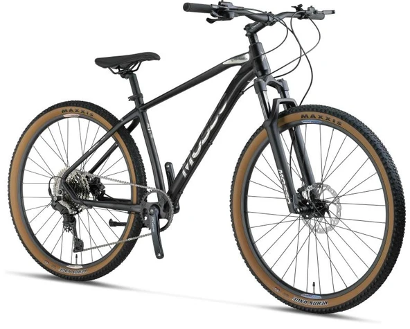 MOSSO BLACK EDITION-29 CUES ERKEK DAĞ BİSİKLETİ 406H HD 29 JANT 11 VİTES MAT SİYAH CHROME ürün görseli 1