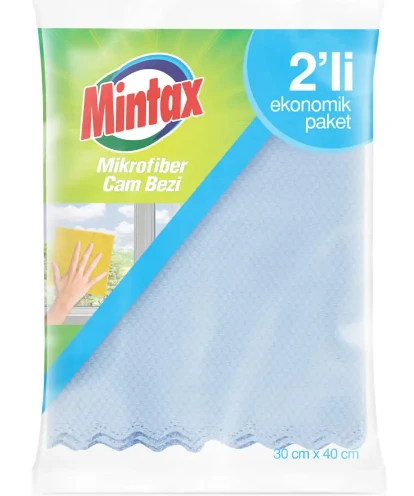 Mintax Mikrofiber Cam Bezi 2'li ürün görseli 1