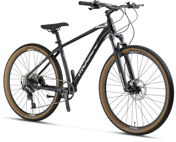 MOSSO BLACK EDITION-29 CUES ERKEK DAĞ BİSİKLETİ 457H HD 29 JANT 11 VİTES MAT SİYAH CHROME ürün görseli 1