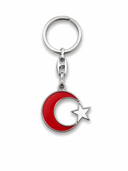 Metal Anahtarlık Ay Yıldız ürün görseli 1