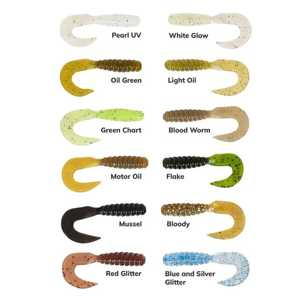 Ryuji Swim Worm 5.5cm Kokulu Silikon Yem ürün görseli 1