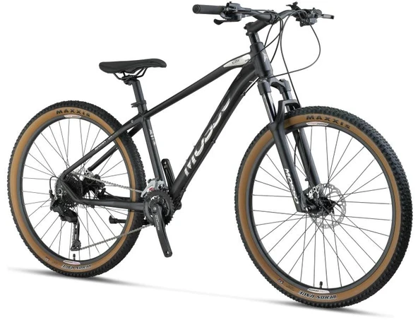 MOSSO BLACK EDITION-27 CUES ERKEK DAĞ BİSİKLETİ 406H HD 27.5 JANT 18 VİTES SİYAH ürün görseli 1