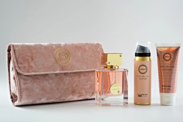 Armaf Club De Nuit Woman Hediye Seti 70 ML EDP + 50 ML Body Spray + 50 ML El Kremi Kadın Parfüm Seti ürün görseli 1