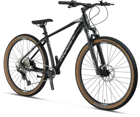 MOSSO BLACK EDITION-27 DEORE ERKEK DAĞ BİSİKLETİ 457H HD 27.5 JANT 12 VİTES MAT SİYAH CHROME ürün görseli 1