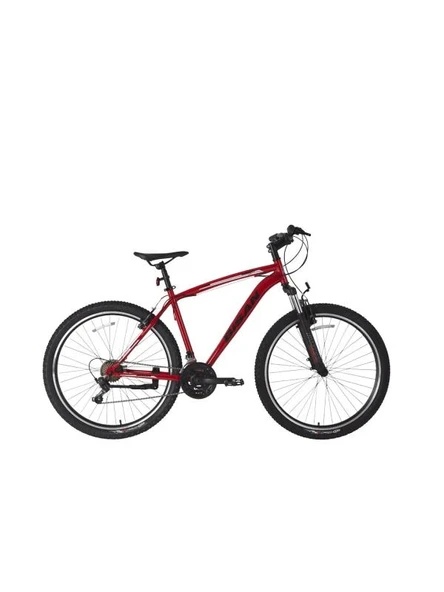 BİSAN LEON ERKEK DAĞ BİSİKLETİ 48CM V 27.5 JANT 21 VİTES BAYRAK KIRMIZI SİYAH ürün görseli 1