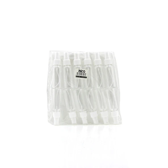 Boş Sprey Şişesi - Plastik - 50 ml - Şeffaf - Resim 3