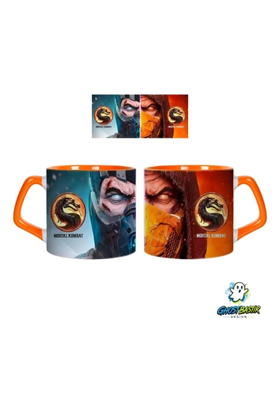 Ghostbastır Desıgn Mortal Kombat Kupa Bardak | Tek Adet 0889 ürün görseli 1