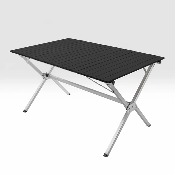 Katlanabilir Alüminyum Kamp Masası - 6/8 Kişilik - Tundra Dark - Taşıma Çantalı ürün görseli 1