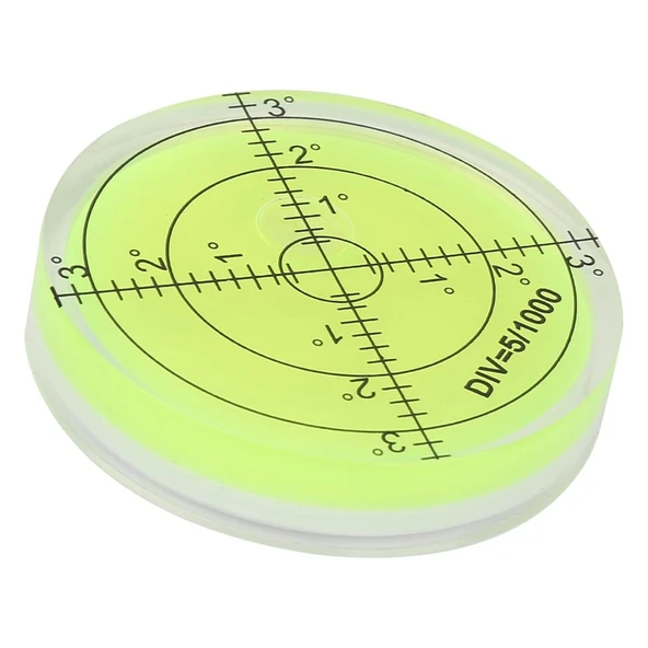 Powermaster Yuvarlak Masa Tipi 60 Mm Düz Yüzey 5/1000 Su Terazisi ürün görseli 1