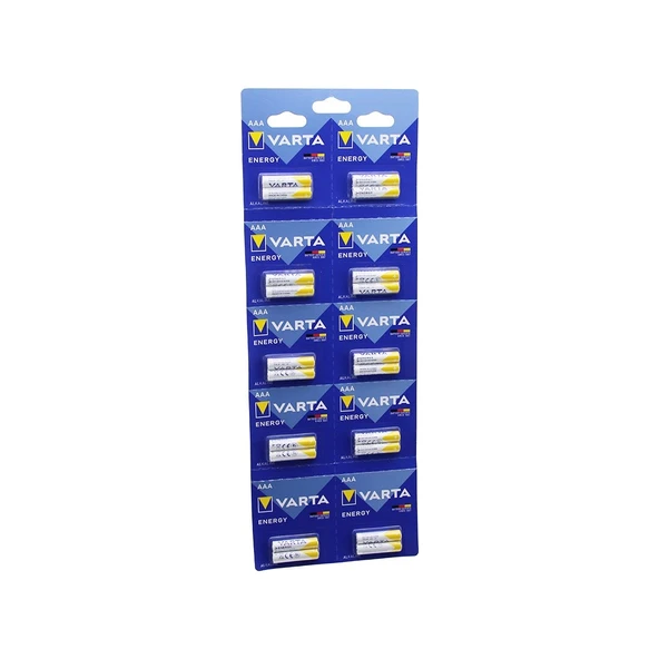 İnce Pil Alkalin - 20'li Paket - AAA Pil ürün görseli 1