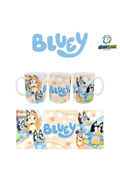 Ghostbastır Desıgn Bluey ve Bingo Kupa Bardak | Tek Adet K0483 ürün görseli 1