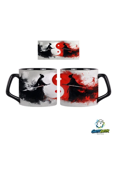 Ghostbastır Desıgn Yin Yang Kupa Bardak | Tek Adet 0905 ürün görseli 1