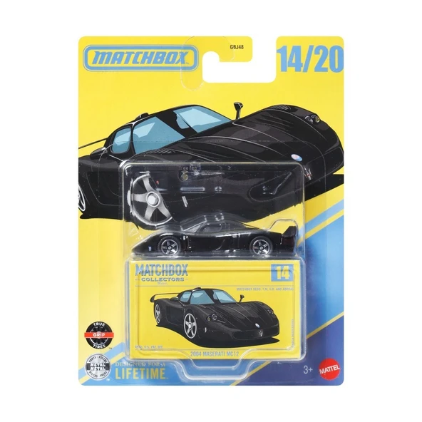 Matchbox Koleksiyon Araçlar 2004 MASERATI MC12 GBJ48 - JJW07 ürün görseli 1