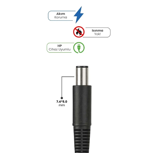 SPRANGE SR-L7 19V 4.74A 7.4  5.0mm 90W HP İçin Laptop Adaptör ürün görseli 1
