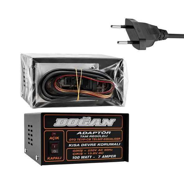 12 Volt 7 Amper Regüleli Adaptör Doğan - Resim 3