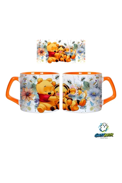 Ghostbastır Desıgn Winnie The Pooh Kupa Bardak | Tek Adet 0888 ürün görseli 1