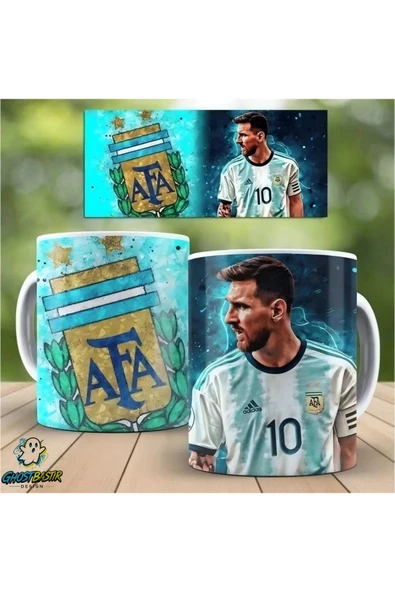 Ghostbastır Desıgn Messi Kupa Bardak | Tek Adet K0454 ürün görseli 1