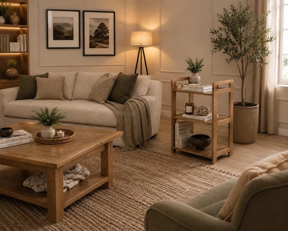 Pema Home %100 MDF Modern Minimalist 3 Raflı Çok Amaçlı Dekoratif Düzenleyici Kitaplık ürün görseli 1