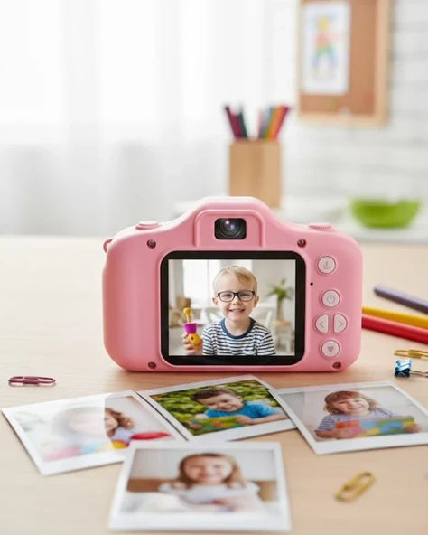 Kompakt Dijital Kamera HD Video ve Fotoğraf Kayıt Özellikli USB Şarjlı Mini Cihaz Yeni Nesil ürün görseli 1