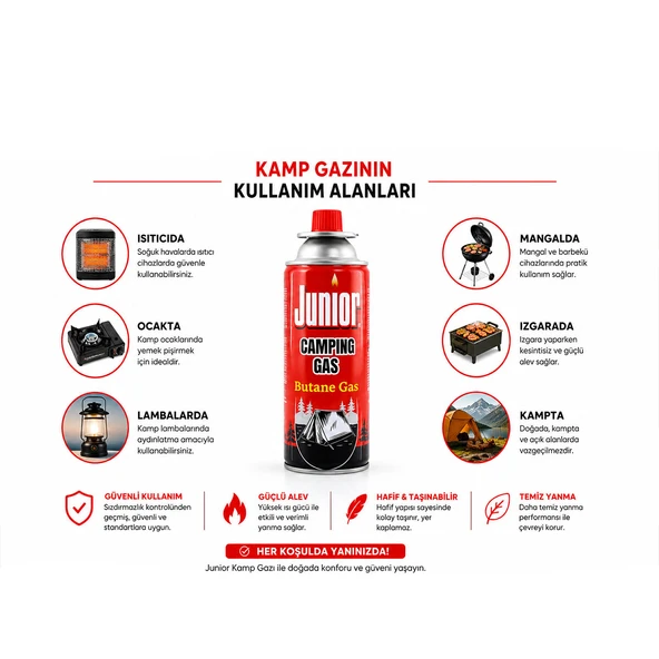 Kamp Gazı - Gaz Kartuşu - 393 ml ürün görseli 1