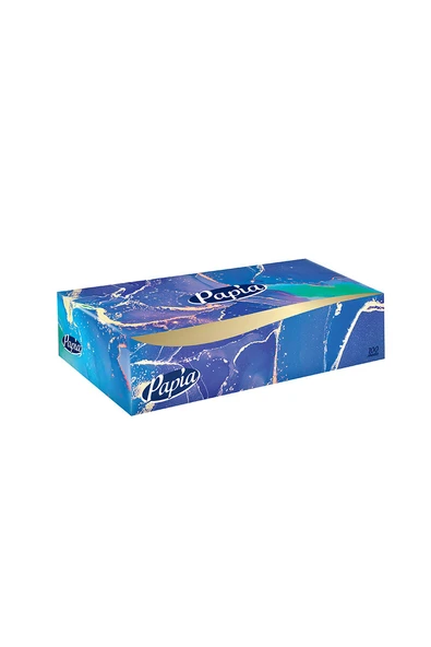 3 ADET Papia 3 Kat Kutu Mendil 100'lü - Resim 2