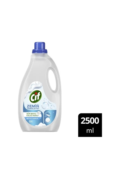 Cif Zemin Temizleyici Beyaz Sabun 2500 ml ürün görseli 1