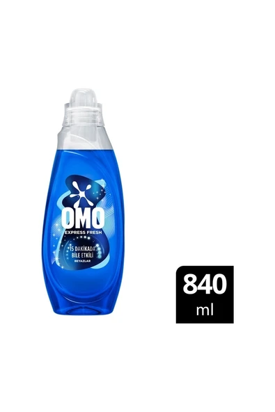 2 ADET Omo Express Fresh Ultra Beyaz Sıvı Çamaşır Deterjanı 21 Yıkama 840 Ml ürün görseli 1