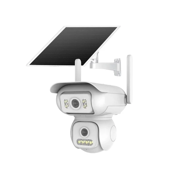 Joysee S2 6Mp AOR 4G 2x2.8mm Solar İki Kamera 4IR+4Led PTZ ürün görseli 1