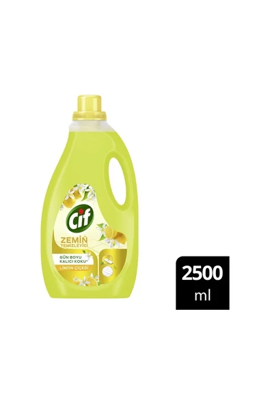 3 ADET Cif Zemin Temizleyici Limon Çiceği 2500 ml ürün görseli 1